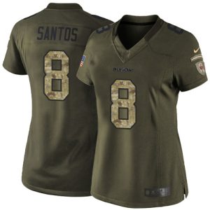 Bears #8 Cairo Santos Green Women's Stitched NFL Limited 2024 Salute to Service Jersey