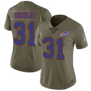 Bills #31 Rasul Douglas Olive Women's Stitched NFL Limited 2024 Salute To Service Jersey