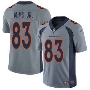 broncos #83 marvin mims jr. gray men's stitched nfl limited inverted legend wholesale jersey