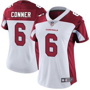 Cardinals #6 James Conner White Women's Stitched NFL Vapor Untouchable Limited Jersey