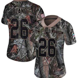 wholesale Cowboys #26 DaRon Bland Camo Women's Stitched NFL Limited Rush Realtree Jersey