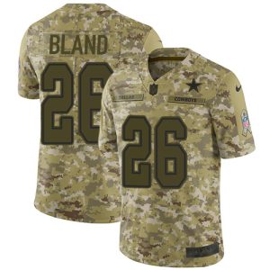 Cowboys #26 DaRon Bland Camo Youth Stitched NFL Limited 2024 Salute To Service Jersey