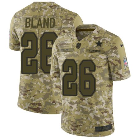 Cowboys #26 DaRon Bland Camo Youth Stitched NFL Limited 2024 Salute To Service Jersey
