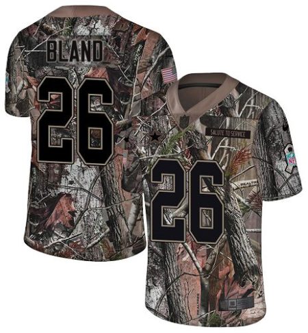 wholesale Cowboys #26 DaRon Bland Camo Youth Stitched NFL Limited Rush Realtree Jersey
