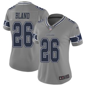 Cowboys #26 DaRon Bland Gray Women's Stitched NFL Limited Inverted Legend Jersey