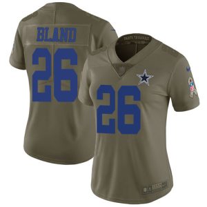 Cowboys #26 DaRon Bland Olive Women's Stitched NFL Limited 2024 Salute To Service Jersey