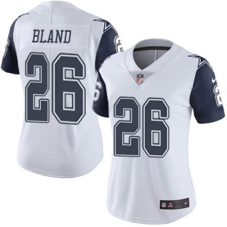 Cowboys #26 DaRon Bland White Women's Stitched NFL Limited Rush Jersey