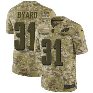 Eagles #31 Kevin Byard Camo Youth Stitched NFL Limited 2024 Salute To Service Jersey
