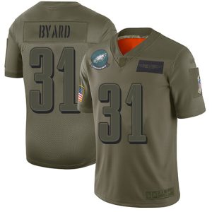 wholesale Eagles #31 Kevin Byard Camo Youth Stitched NFL Limited 2024 Salute To Service Jersey