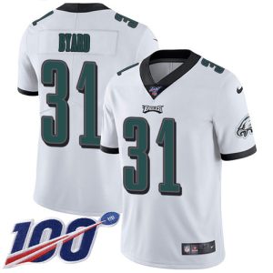 wholesale Eagles #31 Kevin Byard White Youth Stitched NFL 100th Season Vapor Untouchable Limited Jersey