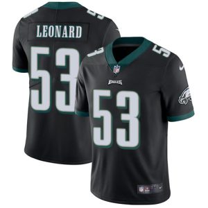wholesale Eagles #53 Shaquille Leonard Black Alternate Youth Stitched NFL Vapor Untouchable Limited Jersey