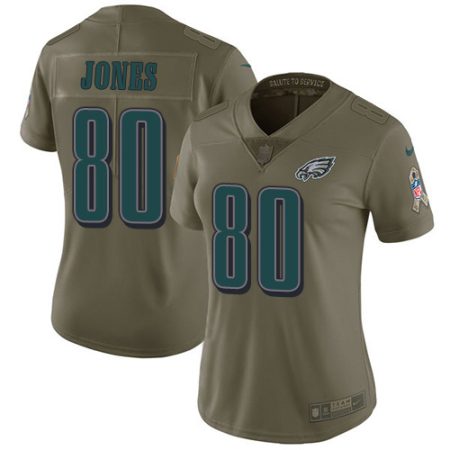 eagles #80 julio jones olive women's stitched nfl limited 2024 salute to service cheap jersey