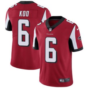 falcons #6 younghoe koo red team color stitched youth nfl vapor untouchable limited wholesale jersey