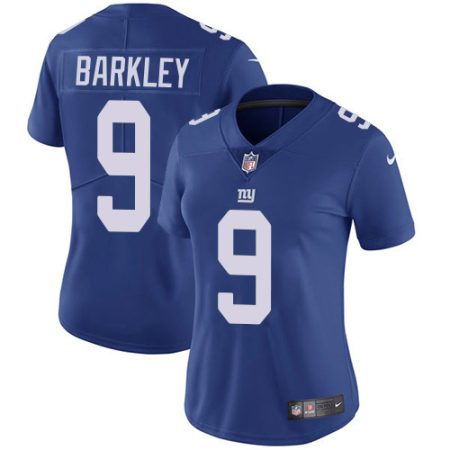 giants #9 matt barkley royal blue team color women's stitched nfl vapor untouchable limited wholesale jersey