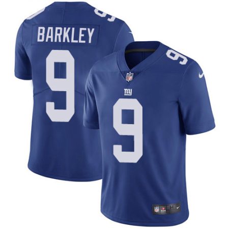 wholesale Giants #9 Matt Barkley Royal Blue Team Color Youth Stitched NFL Vapor Untouchable Limited Jersey