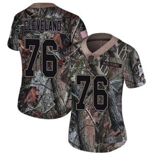 jaguars #76 ezra cleveland camo women's stitched nfl limited rush realtree wholesale jersey