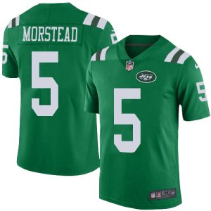 cheap Jets #5 Thomas Morstead Green Youth Stitched NFL Elite Rush Jersey