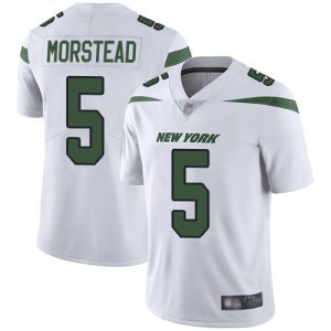 jets #5 thomas morstead white youth stitched nfl vapor untouchable limited cheap jersey