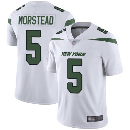 jets #5 thomas morstead white youth stitched nfl vapor untouchable limited cheap jersey