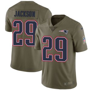wholesale Patriots #29 J.C. Jackson Olive Youth Stitched NFL Limited 2024 Salute To Service Jersey