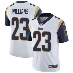 Rams #23 Kyren Williams White Youth Stitched NFL Vapor Untouchable Limited Jersey