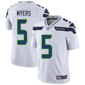 Seahawks #5 Jason Myers White Youth Stitched NFL Vapor Untouchable Limited Jersey