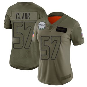 seahawks #57 frank clark camo women's stitched nfl limited 2024 salute to service wholesale jersey