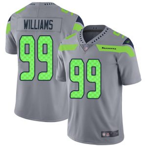 seahawks #99 leonard williams gray youth stitched nfl limited inverted legend cheap jersey