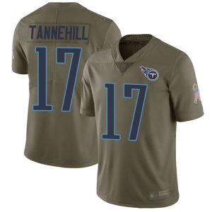 titans #17 ryan tannehill olive youth stitched nfl limited 2024 salute to service wholesale jersey