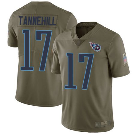 titans #17 ryan tannehill olive youth stitched nfl limited 2024 salute to service wholesale jersey