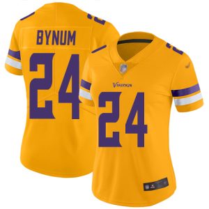 Vikings #24 Camryn Bynum Gold Women's Stitched NFL Limited Inverted Legend Jersey