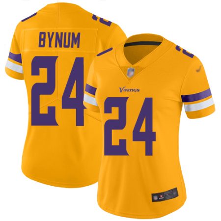 Vikings #24 Camryn Bynum Gold Women's Stitched NFL Limited Inverted Legend Jersey