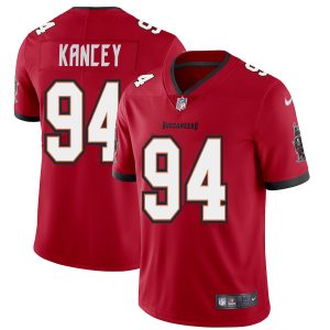 wholesale Tampa Bay Buccaneers #94 Calijah Kancey Youth Red Vapor Limited Jersey