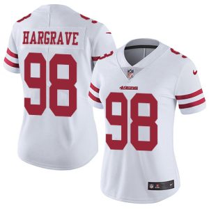 wholesale 49ers #98 Javon Hargrave White Women's Stitched NFL Vapor Untouchable Limited Jersey