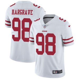 49ers #98 Javon Hargrave White Youth Stitched NFL Vapor Untouchable Limited Jersey