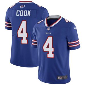 wholesale Bills #4 James Cook Royal Blue Team Color Youth Stitched NFL Vapor Untouchable Limited Jersey