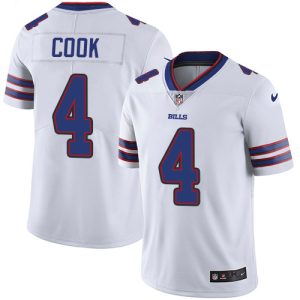 bills #4 james cook white youth stitched nfl vapor untouchable limited cheap jersey