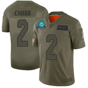 wholesale Dolphins #2 Bradley Chubb Camo Youth Stitched NFL Limited 2019 Salute To Service Jersey