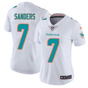 dolphins #7 jason sanders white women's stitched nfl vapor untouchable limited wholesale jersey