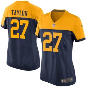 wholesale Packers #27 Patrick Taylor Navy Blue Alternate Women's Stitched NFL Vapor Untouchable Limited Jersey