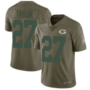 packers #27 patrick taylor olive youth stitched nfl limited 2017 salute to service wholesale jersey