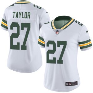 wholesale Packers #27 Patrick Taylor White Women's Stitched NFL Vapor Untouchable Limited Jersey