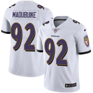 cheap Ravens #92 Justin Madubuike White Youth Stitched NFL Vapor Untouchable Limited Jersey
