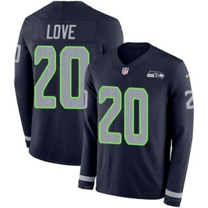 seahawks #20 julian love steel blue team color youth stitched nfl vapor untouchable limited wholesale jersey