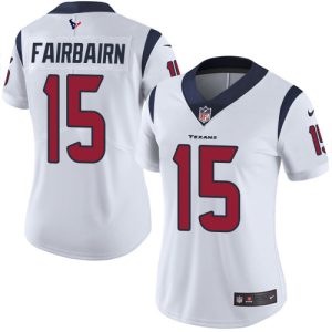 wholesale Texans #15 Ka'imi Fairbairn White Women's Stitched NFL Vapor Untouchable Limited Jersey