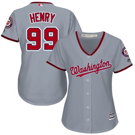 nationals #99 cole henry grey road women's stitched mlb wholesale jersey