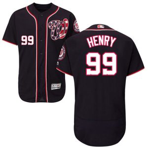 Nationals #99 Cole Henry Navy Blue Flexbase Authentic Collection Stitched MLB Jersey