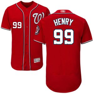 Nationals #99 Cole Henry Red Flexbase Authentic Collection Stitched MLB Jersey