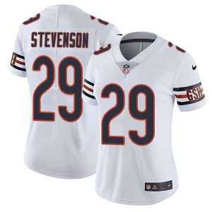 wholesale Bears #29 Tyrique Stevenson White Women's Stitched NFL Vapor Untouchable Limited Jersey