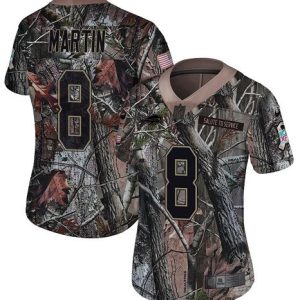 Bills #8 Sam Martin Camo Women's Stitched NFL Limited Rush Realtree Jersey